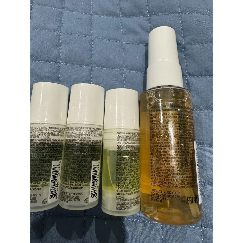Lot of 4 Ouai Haircare Wave Spray 1.7 fl.oz and 3 Ouai Hair Oil .17 oz